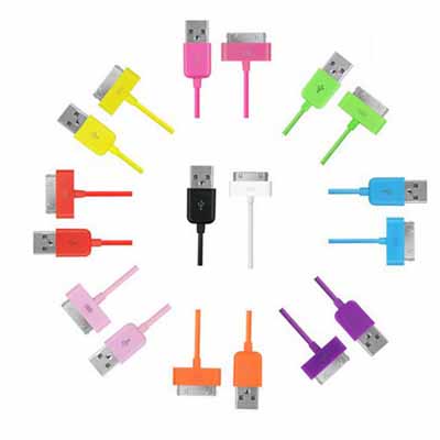 Batería ordenador portátil 10 

Candy Color 3F USB Data Sync Charger Cable For Ipod Touch Nano iPhone 4 4S 3G
