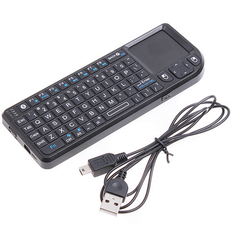 Batería ordenador portátil Rii Mini Wireless Bluetooth Keyboard Mouse Touchpad Presenter For New iPad 3